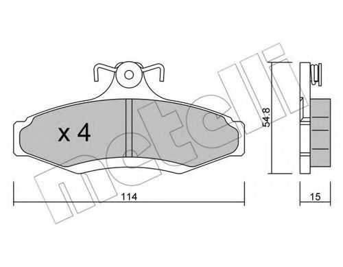 Комплект тормозных колодок, дисковый тормоз TEXTAR арт. 2203690 фото1
