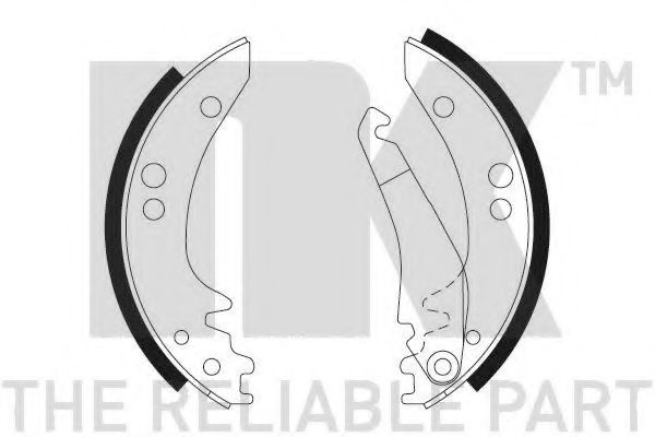 Тормозные колодки  задние (230x36) MB 207-210 ABS арт. 2733656 фото1
