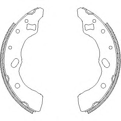 Колодки дискового тормоза MAZDA арт. 463900 фото1