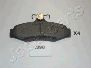 Комплект тормозных колодок, дисковый тормоз TEXTAR арт. PP398AF фото1