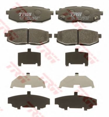 Колодки тормозные дисковые задние Subaru Tribeca 05-/Forester 12-/Legacy 3.0 03- (GDB3442) TRW  арт. GDB3442 фото1