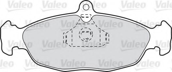 Колодки тормозные дисковые VALEO арт. 598039 фото1