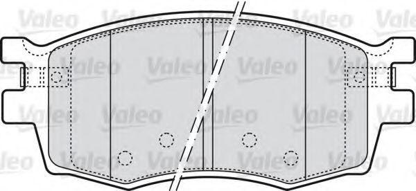 Комплект тормозных колодок, дисковый тормоз KAVOPARTS арт. 598868 фото1