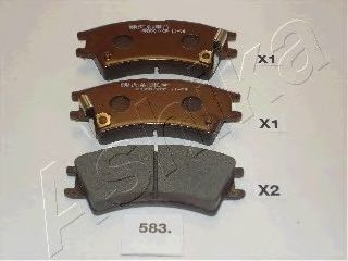 Гальмівні колодки, дискове гальмо (набір) REMSA арт. 5005583 фото1