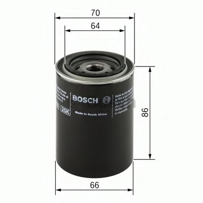 Фильтр масляный Bosch CLEANFILTERS арт. F026407025 фото1