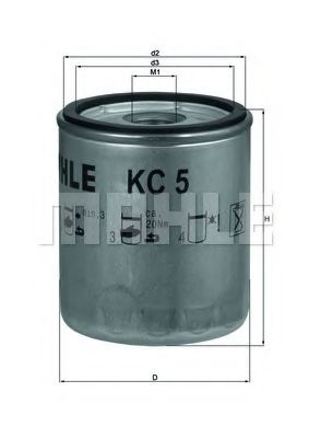 Фильтр топливный в сборе QUINTONHAZELL арт. KC5 фото1