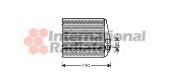 Радиатор отопителя VECTRA C/SIGNUM/SB9-3 02- (Van Wezel) MAGNETIMARELLI арт. 37006355 фото1
