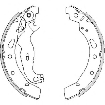 Гальмівні колодки зад. Ford Fiesta VI 08- (TRW)  арт. Z424200 фото1