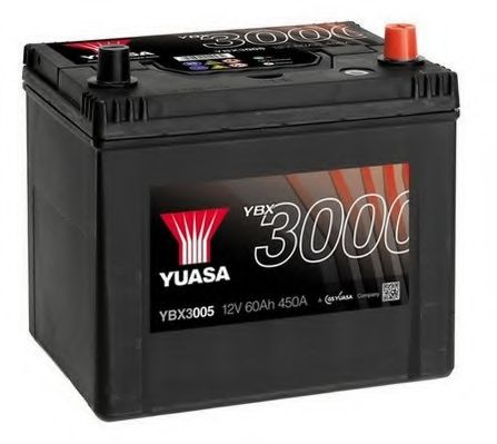 Yuasa 12V 60Ah SMF Battery Japan YBX3005 (0)  арт. YBX3005 фото1