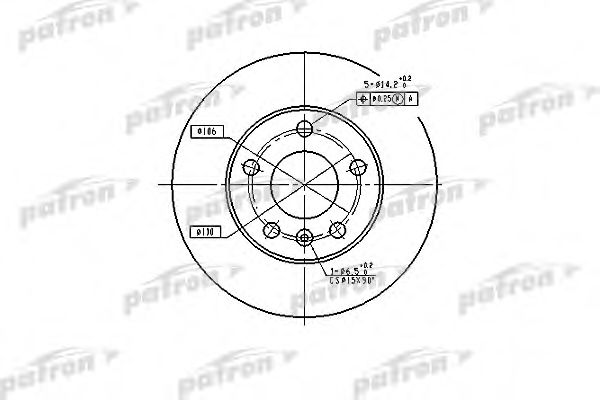 Тормозной диск MINTEX арт. PBD4051 фото1
