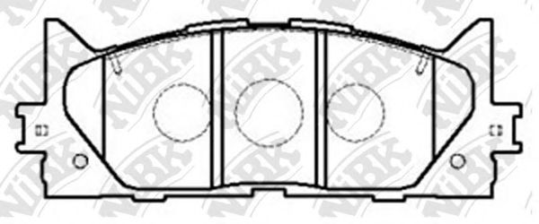 Колодки дискового тормоза GOODWILL арт. PN1521 фото1