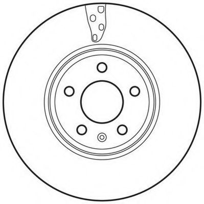 Тормозной диск TEXTAR арт. 562466JC фото1