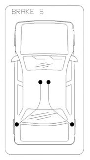 Трос, стояночная тормозная система ABS арт. 20160B056 фото1
