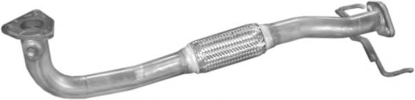 Труба приемная глушителя Mazda 626 91-97 1.8i 16V KAT SDN/HB, (с гофрой) алюминизированная MTS арт. 12191 фото1