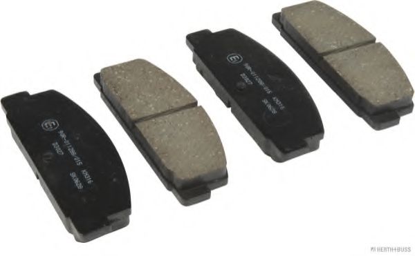 Колодки тормозные дисковые задние MAZDA (пр-во Jakoparts) FERODO арт. J3613002 фото1