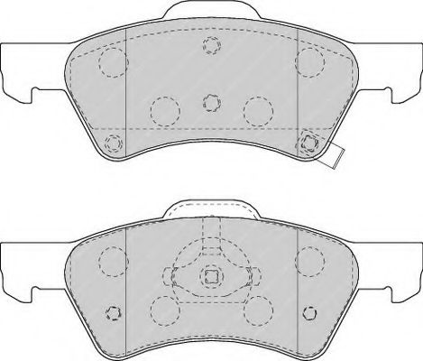 Колодки тормозные дисковые передние MINTEX арт. FDB1510 фото1