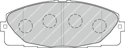 Колодки гальмівні дискові TEXTAR арт. FVR4327 фото1