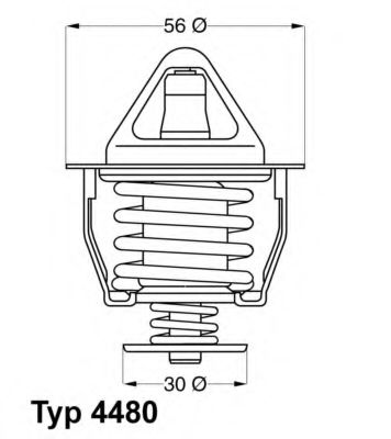 Термостат системы охлаждения TRISCAN арт. 448082D фото1