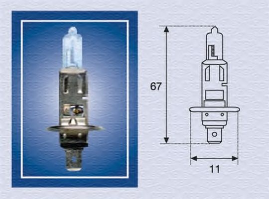 Лампочка заднего фонаря OSRAM арт. 002551100000 фото1
