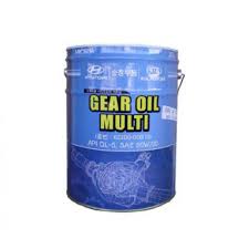 Масло трансмиссионное минеральное hyundai gear oil multi gl-5 sae 80w-90, 20л  арт. 0220000B10 фото1