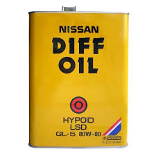 трансмиссионное масло NISSAN DIFF OIL HYPOID LSD SAE 80W-90 GL-5 фото1
