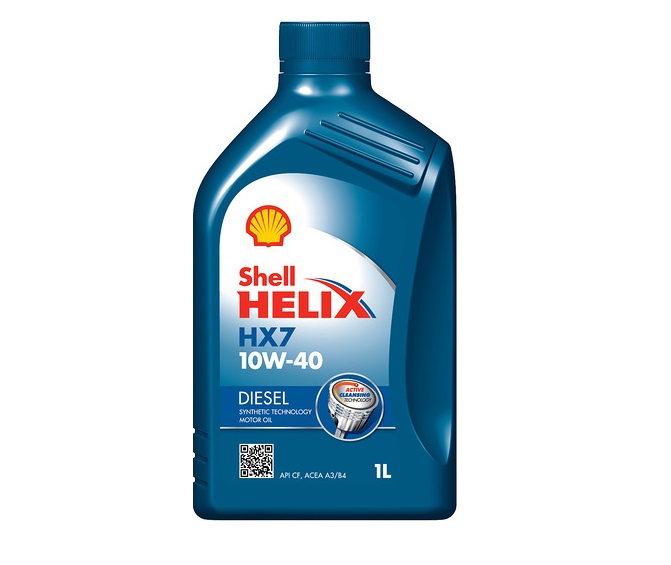 Олива моторн. shell helix diesel hx7 sae 10w-40 cf (каністра 1л)  арт. 4107464 фото1