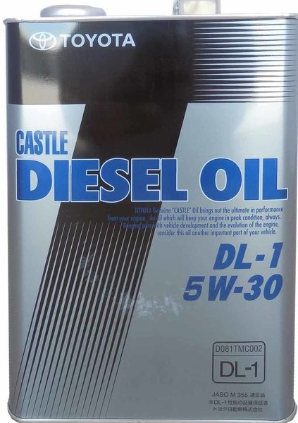 олива моторна Toyota Castle Diesel Oil DL-1 5W-30, 4л.  арт. 0888302805 фото1