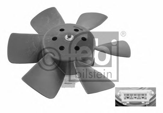 Диффузор радиатора охлаждения с вентилятором, в сборе THERMOTEC арт. 06989 фото1