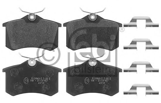 Комплект тормозных колодок DELPHI арт. 116216 фото1