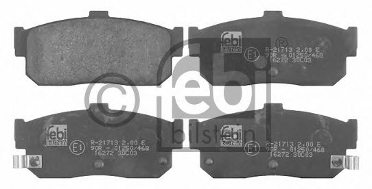 Колодки дискового тормоза SAKURA арт. 16272 фото1