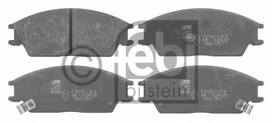 Набор тормозных накладок FERODO арт. 16542 фото1