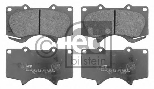 Комплект тормозных колодок, дисковый тормоз BREMSI арт. 16726 фото1