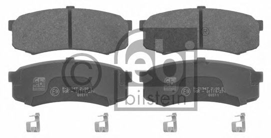 Колодки дискового тормоза DELPHI арт. 16732 фото1