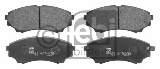 Гальмівні колодки, дискове гальмо (набір) DELPHI арт. 16739 фото1