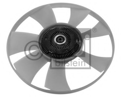Крыльчатка вентилятора радиатора охлаждения с вискомуфтой фото1