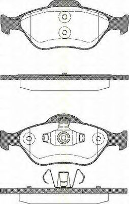Комплект тормозных колодок DELPHI арт. 811016008 фото1