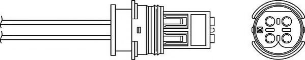 Датчик кислорода (лямбда зонд) MERCEDESBENZ арт. OPH034 фото1