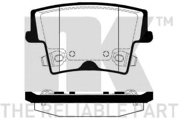 Тормозные колодки задние Chrysler 300 04- REMSA арт. 229326 фото1