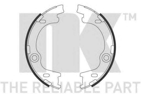 Комлект тормозных накладок NIBK арт. 2734790 фото1