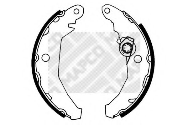 Колодки дискового тормоза ABS арт. 8806 фото1