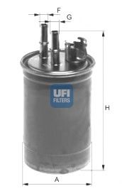 Фильтр топливный MISFAT арт. 2440900 фото1