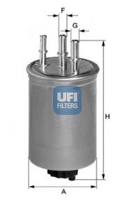 Фильтр топливный FORD FOCUS 1.8-2.0 TDCI 01- (пр-во UFI) фото1