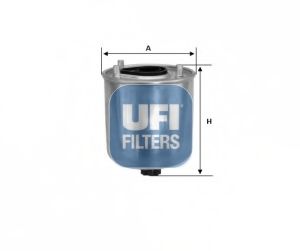 Фильтр топливный FORD 1.4-1.6 TDCI 08-, VOLVO 1.6 D2 10- (пр-во UFI) MEYLE арт. 2412800 фото1