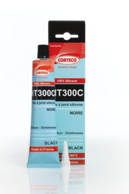 Герметик черный тюбик 80 мл от -50 до +300°C (пр-во Corteco)  арт. HT300C фото1