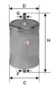 Фильтр топливный в сборе  арт. S1583B фото1