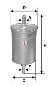 Фильтр топливный в сборе MISFAT арт. S1710B фото1