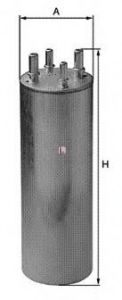 Фильтр топливный в сборе MECAFILTER арт. S1849B фото1