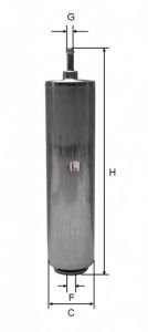 Фильтр топливный в сборе KNECHT арт. S1852B фото1