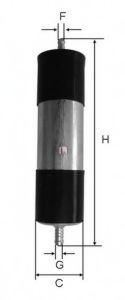 Фильтр топливный в сборе HENGSTFILTER арт. S1921B фото1