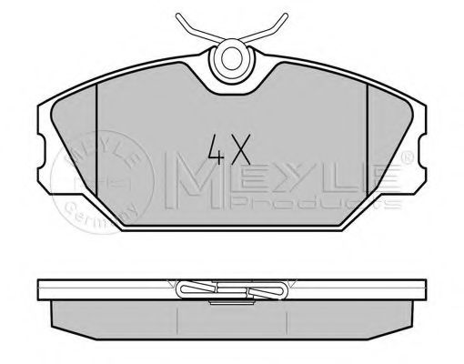 Комплект тормозных колодок, дисковый тормоз MINTEX арт. 0252317218 фото1